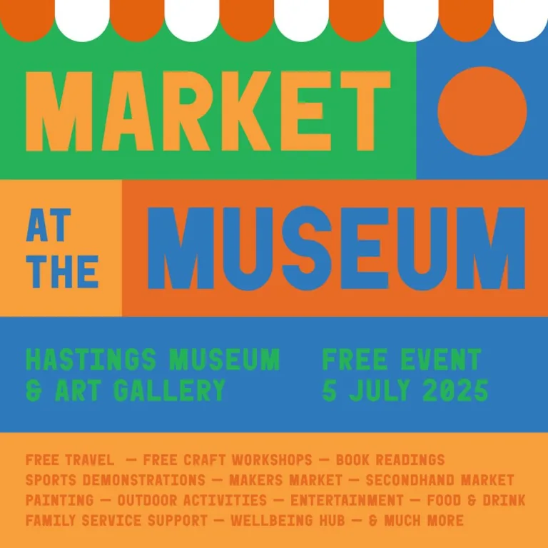Market at the museum poster 81953 768x768